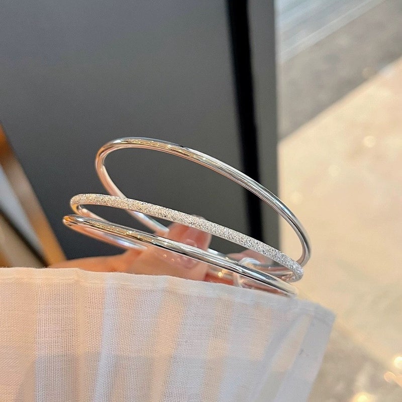 Sansheng Iii Bracelet Women'S Silver Plated Bracelet Niche Gift For Wife And Girlfriend Valentine'S Day Gift - Image 5